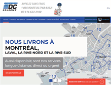 Tablet Screenshot of dccourrier.com